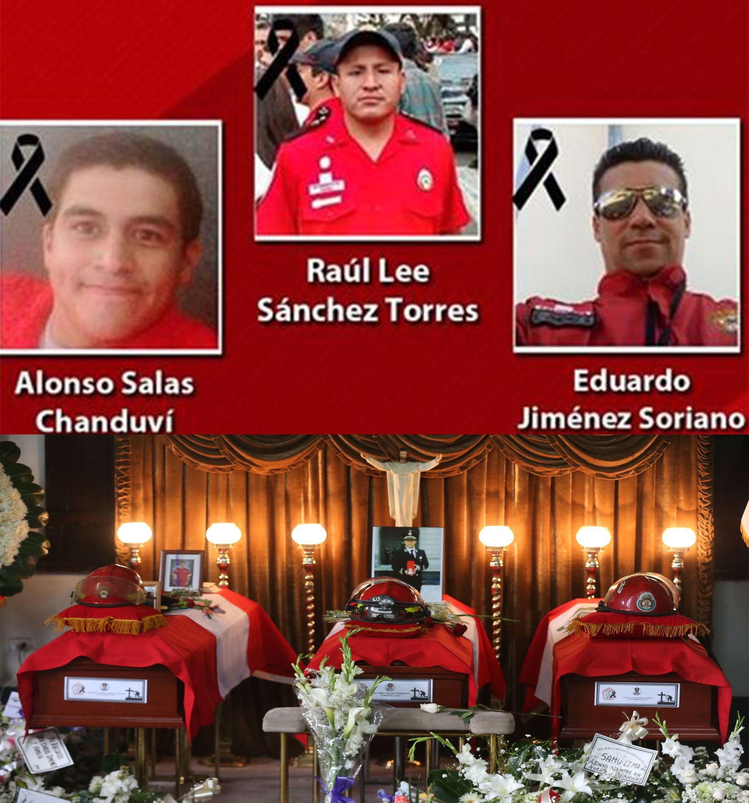 Bomberos héroes serán sepultados en cementerio de Huachipa