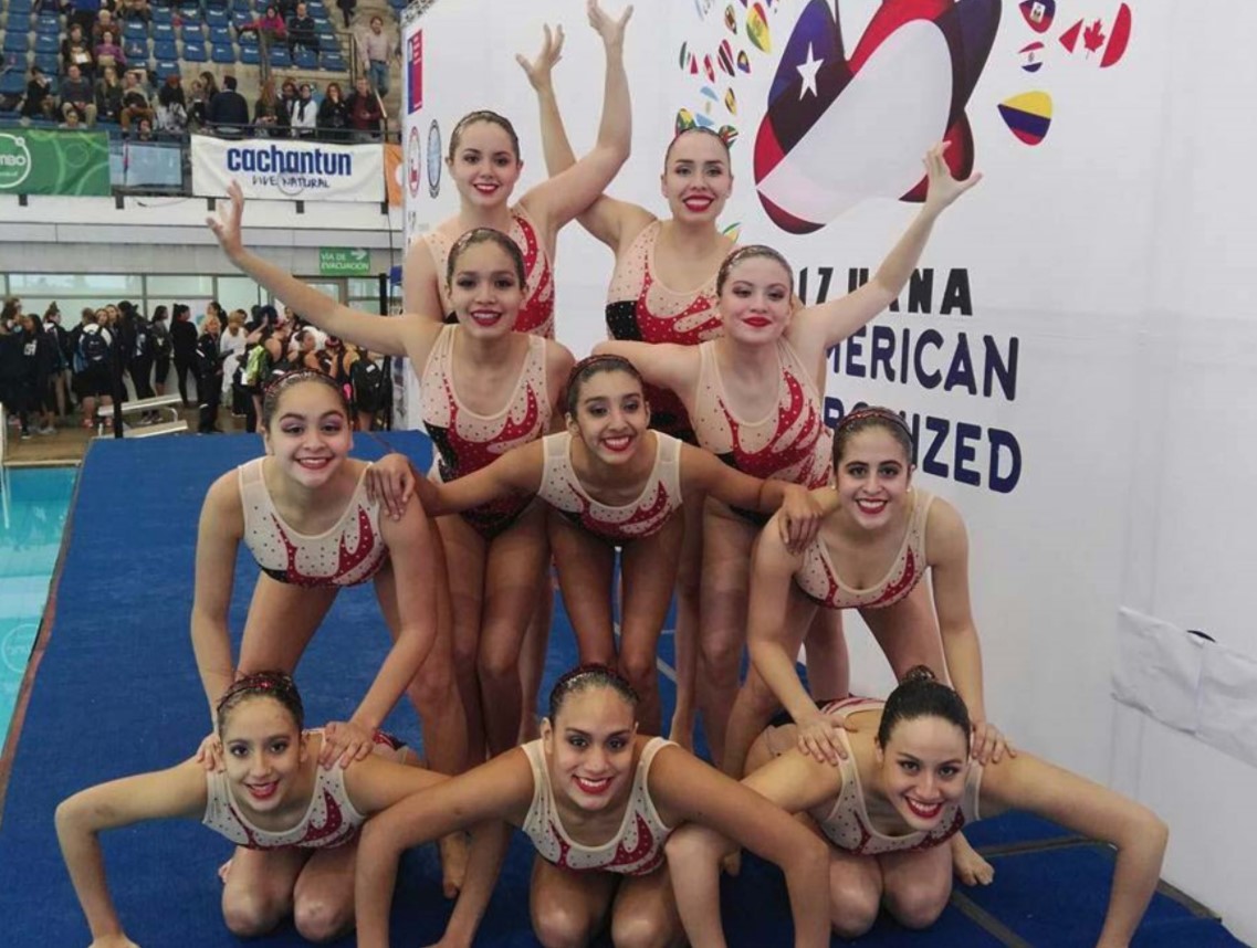 Perú destacó en su debut en el torneo Panamericano de Nado Sincronizado