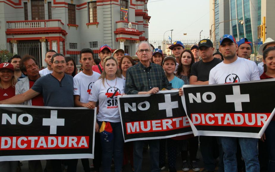Venezolanos protestaron en Lima contra gobierno de Nicolás Maduro