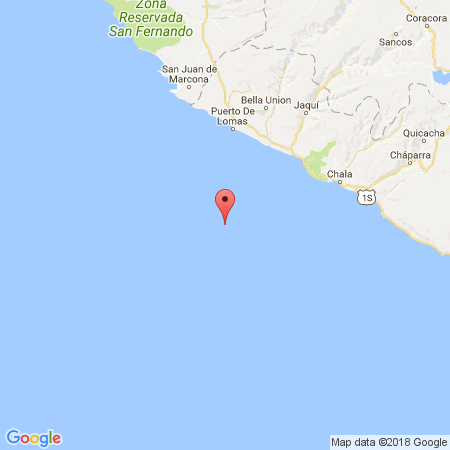 Fuerte sismo de magnitud 6.8 se registró hoy en la costa de Arequipa