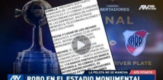 Copa Libertadores: Asaltan Estadio Monumental y se llevan equipos de comunicaciones a un d铆a de la final