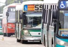 Paro parcial de colectivos en Buenos Aires hoy martes 11 de febrero