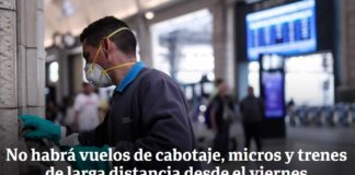 Coronavirus en Argentina: suspenden los ómnibus y trenes de larga distancia y aviones de cabotaje desde el viernes