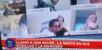 «PORNO ZOOM» de un diputado peronista en plena sesión de la Cámara de Diputados Argentina