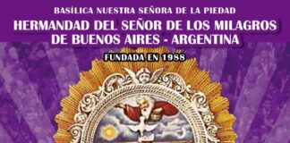 Señor de los Milagros de Buenos Aires saldrÔ en procesión el domingo 31 de octubre