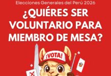 Convocan Miembros de Mesa voluntarios para las elecciones 2026