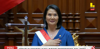 Keiko Fujimori brinda su primer mensaje a la nación como presidenta