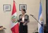 La nueva Cónsul General en Bs As Gianninna Astolfi se presentó en acto oficial