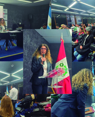 Cónsul Peruana Gianninna Astolfi se reunió con representantes de asociaciones peruanas